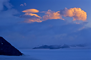 Chmury soczewkowe - pięknie zakończenie niezwykłego dnia. © Łukasz Kuczkowski