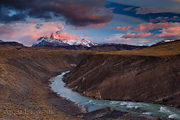 Rzeki i góry w Patagonii © Adam Ławnik